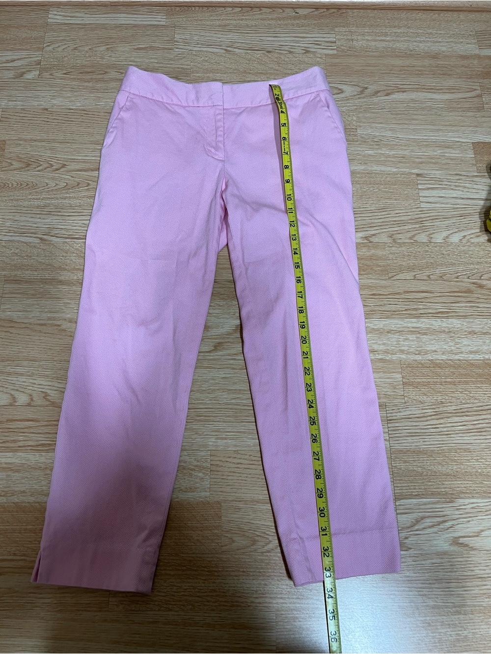 Talbots Pink Slim Crop Pants